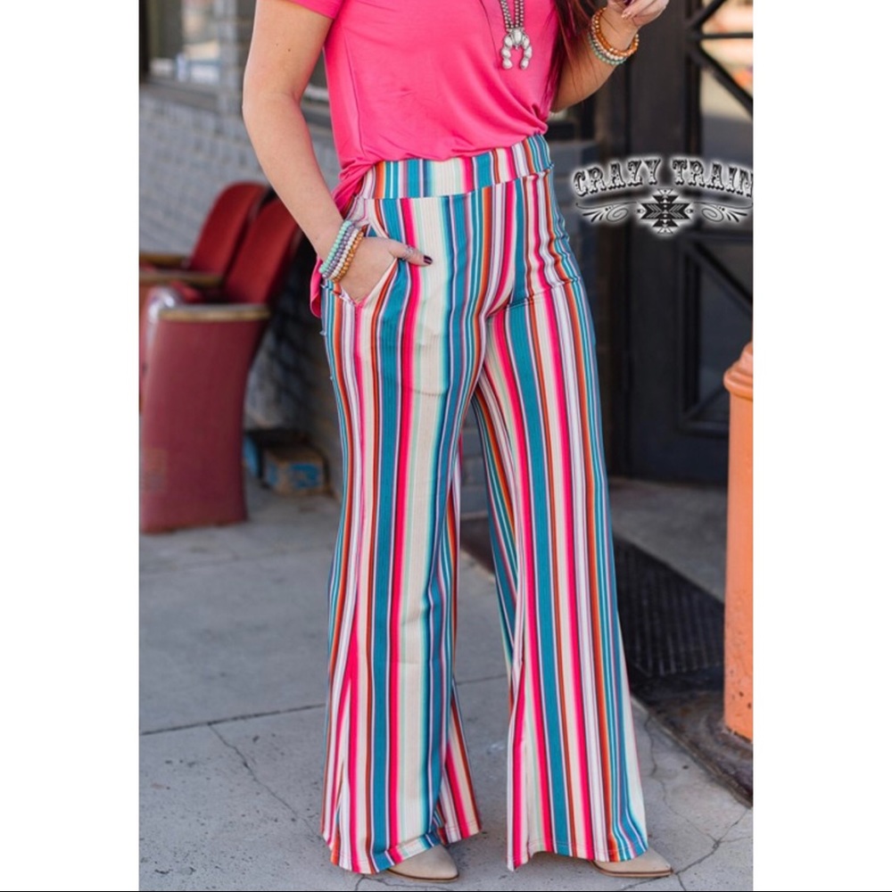•Crazy Train Tandy Ten Palazzo Pants• - Picture 4 of 7